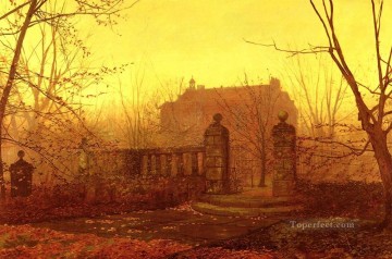  ciudad Pintura al %C3%B3leo - Mañana de otoño escenas de la ciudad John Atkinson Grimshaw